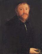 AMBERGER, Christoph Portrait of Cornelius Gros oil on canvas